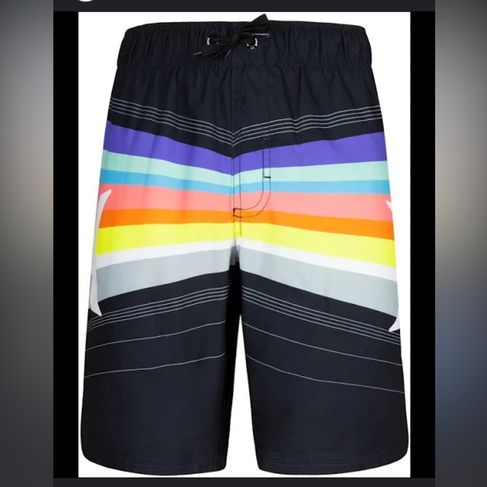 Boys 8-20 Hurley Rainbow Pull On Swim Trunks